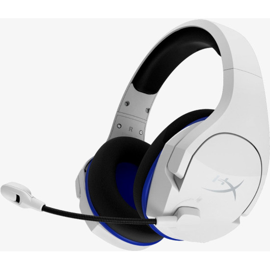 HyperX Cloud Stinger Core - Wireless Gaming Headset (White-Blue) - PS5-PS4 HyperX Cloud Stinger Core - Wireless Gaming Headset (White-Blue) - PS5-PS4