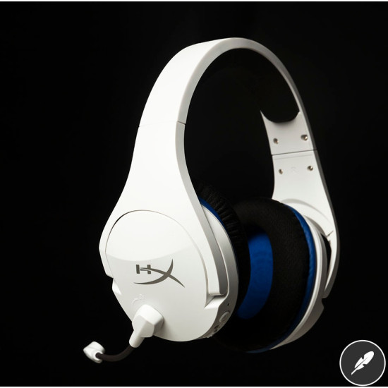 HyperX Cloud Stinger Core - Wireless Gaming Headset (White-Blue) - PS5-PS4 HyperX Cloud Stinger Core - Wireless Gaming Headset (White-Blue) - PS5-PS4