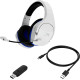HyperX Cloud Stinger Core - Wireless Gaming Headset (White-Blue) - PS5-PS4 HyperX Cloud Stinger Core - Wireless Gaming Headset (White-Blue) - PS5-PS4