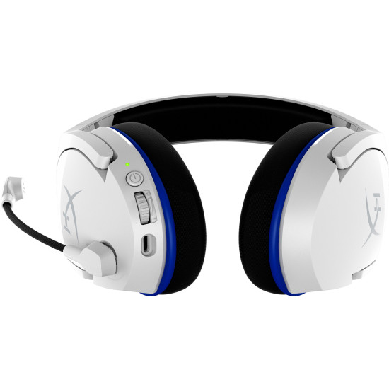 HyperX Cloud Stinger Core - Wireless Gaming Headset (White-Blue) - PS5-PS4 HyperX Cloud Stinger Core - Wireless Gaming Headset (White-Blue) - PS5-PS4