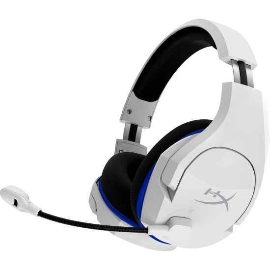 HyperX Cloud Stinger Core - Wireless Gaming Headset (White-Blue) - PS5-PS4 HyperX Cloud Stinger Core - Wireless Gaming Headset (White-Blue) - PS5-PS4