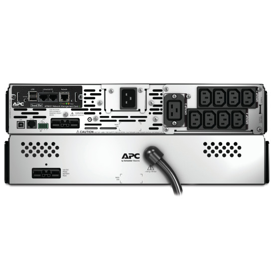 APC Smart-UPS X SMX3000RMHV2UNC - 3000VA, 8x C13, 1x C19 outlet, USB, expandable runtime, NMC