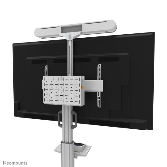 NEOMOUNTS BY NEWSTAR SELECT MOBILE DISPLAY FLOOR STAND (32-75") 10 CM. WHEELS WHITE NEOMOUNTS BY NEWSTAR SELECT MOBILE DISPLAY FLOOR STAND (32-75") 10 CM. WHEELS WHITE
