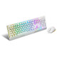 MSI VIGOR GK30 COMBO WHITE MEMchanical Gaming Keyboard + Gaming Mouse Bundle 'UK Layout, 6-Zone RGB Lighting Keyboard, Dual-Zone RGB Lighting Mouse, 5000 DPI Optical Sensor, MSI Center' MSI VIGOR GK30 COMBO WHITE MEMchanical Gaming Keyboard + Gaming Mouse Bundle 'UK Layout, 6-Zone RGB Lighting Keyboard, Dual-Zone RGB Lighting Mouse, 5000 DPI Optical Sensor, MSI Center'