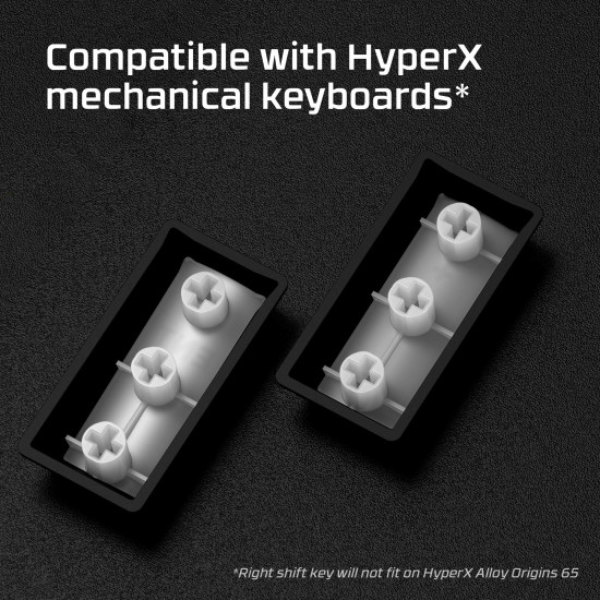 HyperX Full key Set Keycaps - PBT (Pink) Keyboard cap HyperX Full key Set Keycaps - PBT (Pink) Keyboard cap
