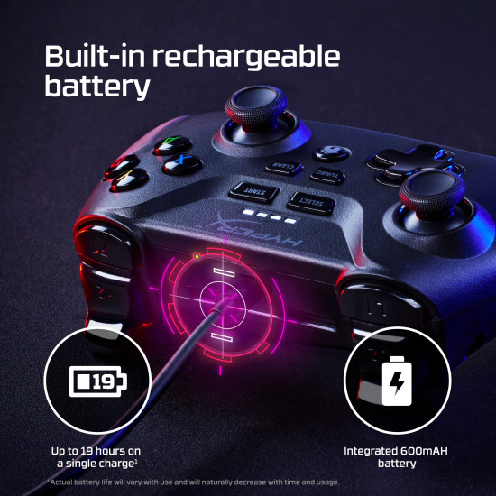 HyperX Clutch - Wireless Gaming Controller (Black) - Mobile PC