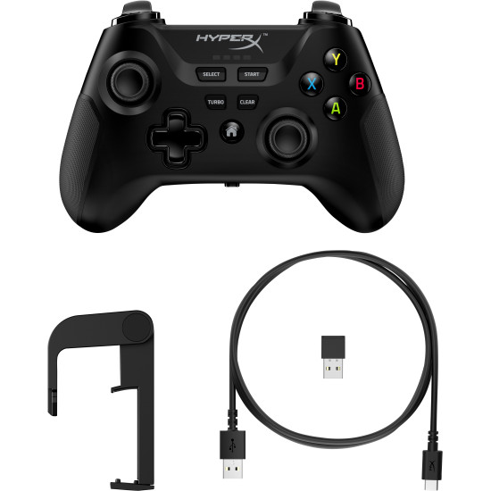 HyperX Clutch - Wireless Gaming Controller (Black) - Mobile PC