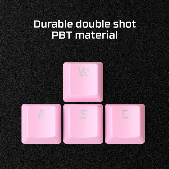 HyperX Full key Set Keycaps - PBT (Pink) Keyboard cap HyperX Full key Set Keycaps - PBT (Pink) Keyboard cap