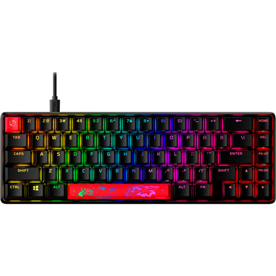 HyperX Alloy Origins 65 - Mechanical Gaming Keyboard - HX Red (USLayout) (HKBO1T-RD-US/N) HyperX Alloy Origins 65 - Mechanical Gaming Keyboard - HX Red (USLayout) (HKBO1T-RD-US/N)