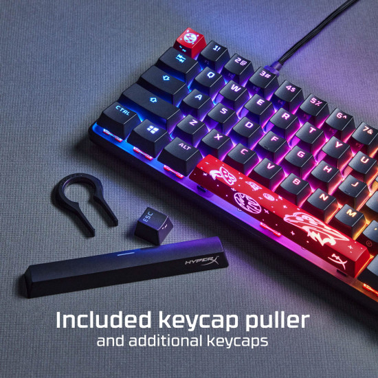 HyperX Alloy Origins 65 - Mechanical Gaming Keyboard - HX Red (USLayout) (HKBO1T-RD-US/N) HyperX Alloy Origins 65 - Mechanical Gaming Keyboard - HX Red (USLayout) (HKBO1T-RD-US/N)