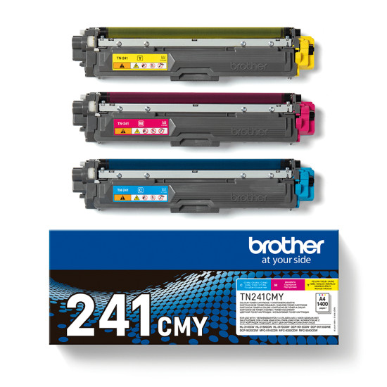 Brother TN-241CMY toner cartridge 3 pc(s) Original Cyan, Magenta, Yellow Brother TN-241CMY toner cartridge 3 pc(s) Original Cyan, Magenta, Yellow