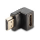 HDMI Female to HDMI Male 90 Degree Right Angle Adapter - Down HDMI Female to HDMI Male 90 Degree Right Angle Adapter - Down