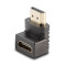 HDMI Female to HDMI Male 90 Degree Right Angle Adapter - Down