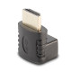 HDMI Female to HDMI Male 90 Degree Right Angle Adapter - Down HDMI Female to HDMI Male 90 Degree Right Angle Adapter - Down