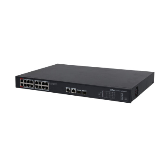 Dahua Technology PoE PFS3220-16GT-240 network switch Unmanaged L2 Gigabit Ethernet (10/100/1000) Power over Ethernet (PoE) Black Dahua Technology PoE PFS3220-16GT-240 network switch Unmanaged L2 Gigabit Ethernet (10/100/1000) Power over Ethernet (PoE) Black
