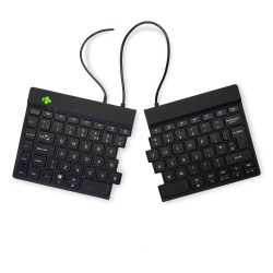 Ergonomic keyboard R-Go Split Break v2 with break software, ergonomic split keyboard, QWERTY (UK), Wired, black Ergonomic keyboard R-Go Split Break v2 with break software, ergonomic split keyboard, QWERTY (UK), Wired, black