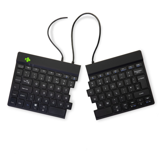 R-Go Tools Ergonomic keyboard R-Go Split Break v2 with break software, ergonomic split keyboard, QWERTY (UK), Wired, black R-Go Tools Ergonomic keyboard R-Go Split Break v2 with break software, ergonomic split keyboard, QWERTY (UK), Wired, black