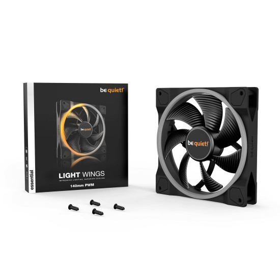 CASE FAN 140MM LIGHT WINGS/BL074 BE QUIET CASE FAN 140MM LIGHT WINGS/BL074 BE QUIET