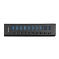 10 Port USB 3.0 Hub with On/Off Switches