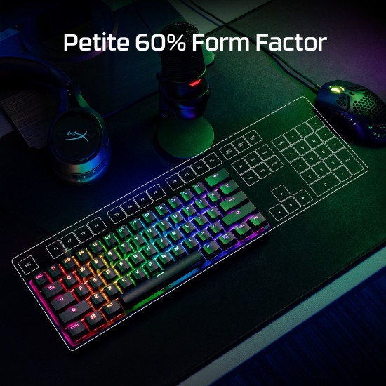 HyperX Alloy Origins 60 - Mechanical Gaming Keyboard - HX Red (US Layout) (HKBO1S-RB-US/G) HyperX Alloy Origins 60 - Mechanical Gaming Keyboard - HX Red (US Layout) (HKBO1S-RB-US/G)