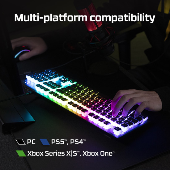 HyperX Alloy Origins - Mechanical Gaming Keyboard - HX Aqua (US Layout) (HX-KB6AQX-US) HyperX Alloy Origins - Mechanical Gaming Keyboard - HX Aqua (US Layout) (HX-KB6AQX-US)