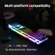 HyperX Alloy Origins - Mechanical Gaming Keyboard - HX Aqua (US Layout) (HX-KB6AQX-US) HyperX Alloy Origins - Mechanical Gaming Keyboard - HX Aqua (US Layout) (HX-KB6AQX-US)