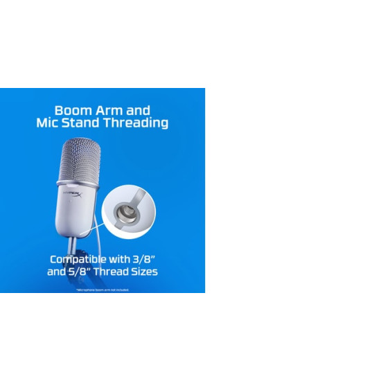 MICROPHONE HYPERX SOLOCAST/WHITE 519T2AA HYPERX