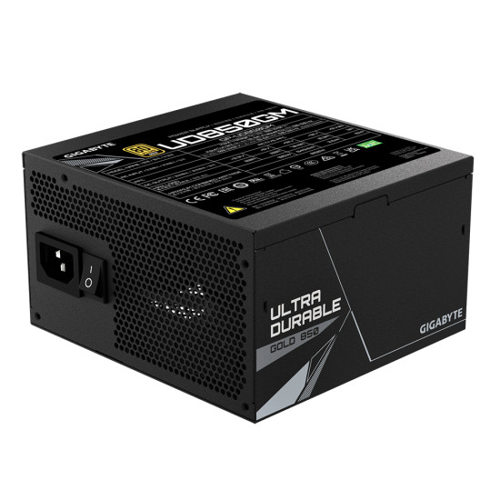 Power Supply|GIGABYTE|GP-UD850GM|850 Watts|Efficiency 80 PLUS GOLD|PFC Active|MTBF 100000 hours|GP-UD850GM