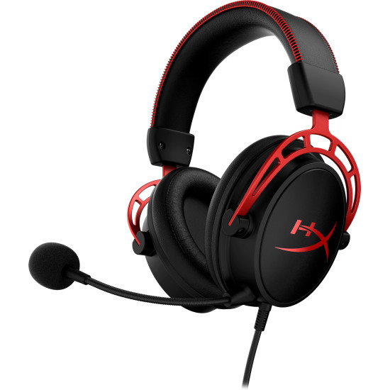 HyperX Cloud Alpha - Gaming Headset (Black-Red) (HX-HSCA-RD/EM) Wired Head-band Black, Red HyperX Cloud Alpha - Gaming Headset (Black-Red) (HX-HSCA-RD/EM) Wired Head-band Black, Red