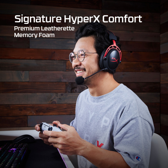 HyperX Cloud Alpha - Gaming Headset (Black-Red) (HX-HSCA-RD/EM) Wired Head-band Black, Red HyperX Cloud Alpha - Gaming Headset (Black-Red) (HX-HSCA-RD/EM) Wired Head-band Black, Red