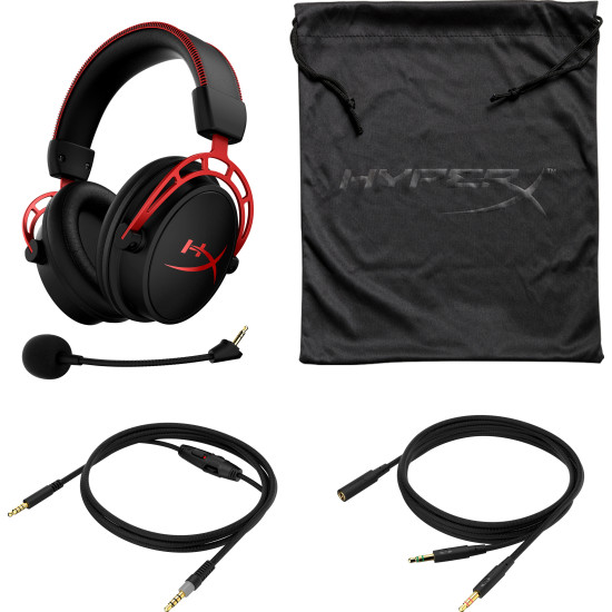 HyperX Cloud Alpha - Gaming Headset (Black-Red) (HX-HSCA-RD/EM) Wired Head-band Black, Red HyperX Cloud Alpha - Gaming Headset (Black-Red) (HX-HSCA-RD/EM) Wired Head-band Black, Red