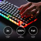 HyperX Alloy Origins - Mechanical Gaming Keyboard - HX Aqua (US Layout) (HX-KB6AQX-US) HyperX Alloy Origins - Mechanical Gaming Keyboard - HX Aqua (US Layout) (HX-KB6AQX-US)
