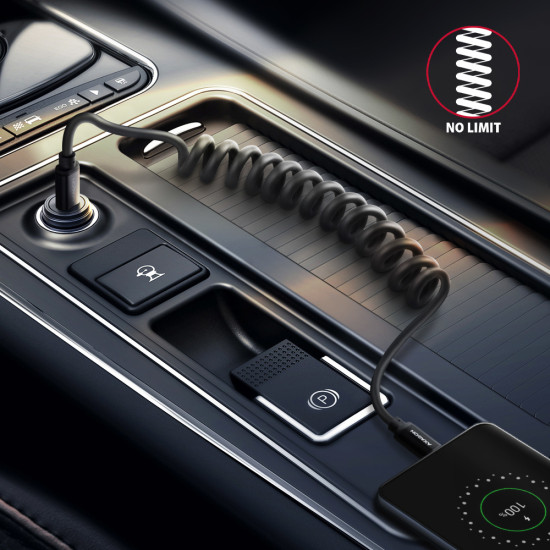Axagon Data and charging USB 2.0 cable lengh 0.6 m. PD 60W, 3A. Black twisted. Axagon Data and charging USB 2.0 cable lengh 0.6 m. PD 60W, 3A. Black twisted.