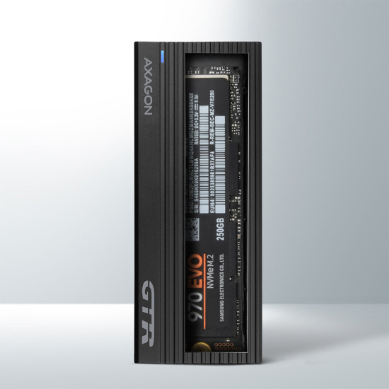 Axagon EEM2-GTR SuperSpeed+ USB-C - NVMe M.2 THIN RIB box Axagon EEM2-GTR SuperSpeed+ USB-C - NVMe M.2 THIN RIB box