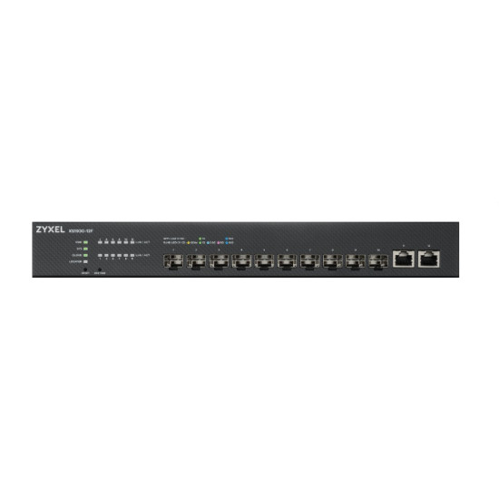 Zyxel XS1930-12F-ZZ0101F network switch Managed L2/L3 Black Zyxel XS1930-12F-ZZ0101F network switch Managed L2/L3 Black