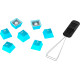 HyperX Rubber Keycaps - Gaming Accessory Kit - Blue (US Layout) HyperX Rubber Keycaps - Gaming Accessory Kit - Blue (US Layout)