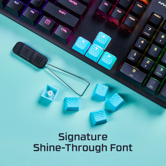 HyperX Rubber Keycaps - Gaming Accessory Kit - Blue (US Layout) HyperX Rubber Keycaps - Gaming Accessory Kit - Blue (US Layout)