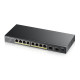 Zyxel GS1100-10HP v2 Unmanaged Gigabit Ethernet (10/100/1000) Power over Ethernet (PoE) Black Zyxel GS1100-10HP v2 Unmanaged Gigabit Ethernet (10/100/1000) Power over Ethernet (PoE) Black