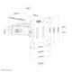 TV SET ACC POLE MOUNT 17-32"/FL40-430BL11 NEOMOUNTS