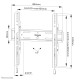 Neomounts WL30S-850BL14 TV mount wall 32-75" - fixed - lockable - fast installation