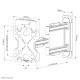 TV SET ACC WALL MOUNT/WL40S-850BL12 NEOMOUNTS