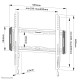 Neomounts WL30-550BL14 TV mount wall 32-75" - ultra-flat - easy install