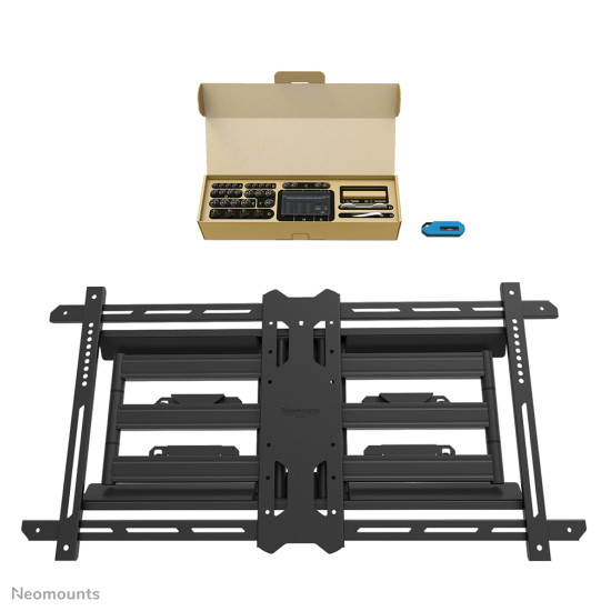 Neomounts WL40S-850BL18 TV mount wall 43-86" - full motion - fast installation