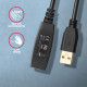 Axagon ADR-220 USB 2.0 A-M -> A-F active extension/repeater cable 20m - Kabel - Digital/Daten USB cable USB A Black Axagon ADR-220 USB 2.0 A-M -> A-F active extension/repeater cable 20m - Kabel - Digital/Daten USB cable USB A Black