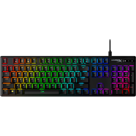 HyperX Alloy Origins - Mechanical Gaming Keyboard - HX Aqua (US Layout) (HX-KB6AQX-US) HyperX Alloy Origins - Mechanical Gaming Keyboard - HX Aqua (US Layout) (HX-KB6AQX-US)