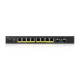 Zyxel GS1900-10HP Managed L2 Gigabit Ethernet (10/100/1000) Power over Ethernet (PoE) Black Zyxel GS1900-10HP Managed L2 Gigabit Ethernet (10/100/1000) Power over Ethernet (PoE) Black