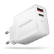 Axagon ACU-PQ22W mobile device charger Smartphone White AC Fast charging Indoor Axagon ACU-PQ22W mobile device charger Smartphone White AC Fast charging Indoor