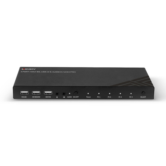 KVM Switch HDMI 18G, USB 2.0 & Audio, 4 Port KVM Switch HDMI 18G, USB 2.0 & Audio, 4 Port