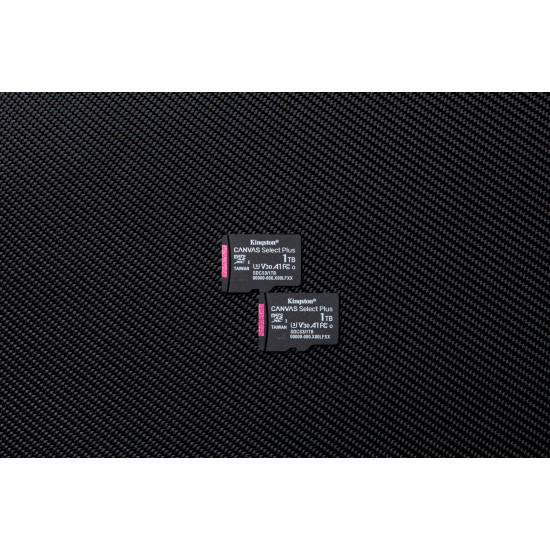1TB microSDXC Canvas Select Plus Gen3 150MB/s A1 Card + Adapter 1TB microSDXC Canvas Select Plus Gen3 150MB/s A1 Card + Adapter