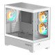 C201 PANORAMIC ICE PC Case - Mid Tower, m-ATX, 360mm radiator support, 3 Pre-installed Fans, USB 3.0, Support RGB Fusion C201 PANORAMIC ICE PC Case - Mid Tower, m-ATX, 360mm radiator support, 3 Pre-installed Fans, USB 3.0, Support RGB Fusion